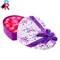 Heart shape rose gift box with beautiful ribbon